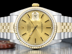 Rolex Datejust 36 Champagne Jubilee 16233 Crissy 